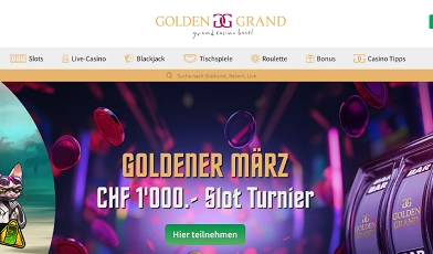 Golden Grand webseite