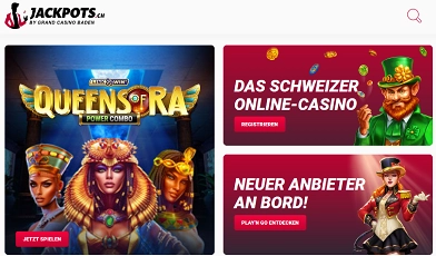 Jackpots.ch webseite