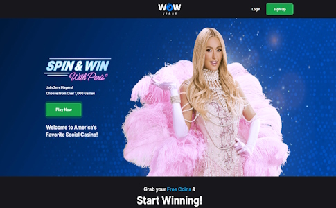 WOW Vegas welcome bonus