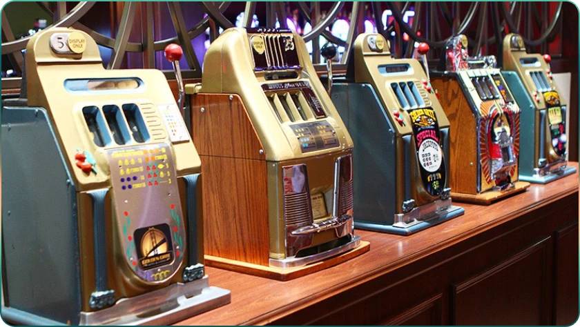 Old-style slot machines