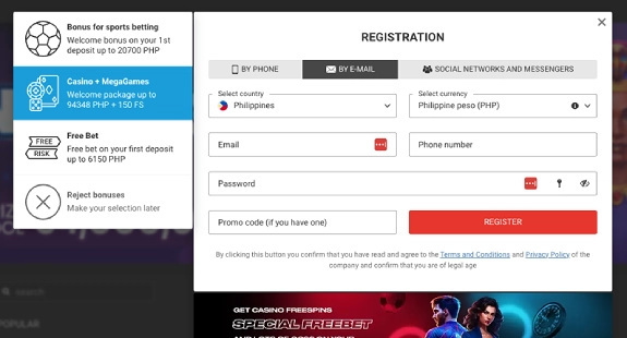 Megapari Registration