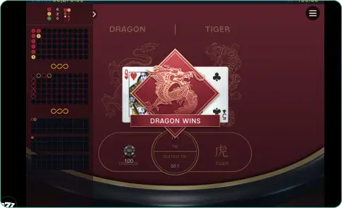 Dragon Tiger layout