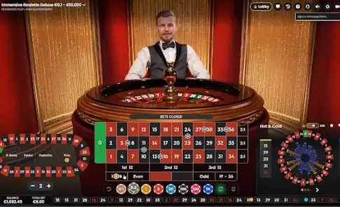 Immersive Roulette layout