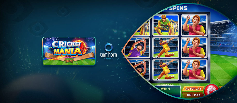 Tom Horn Gaming Launches Cricket Mania Slot