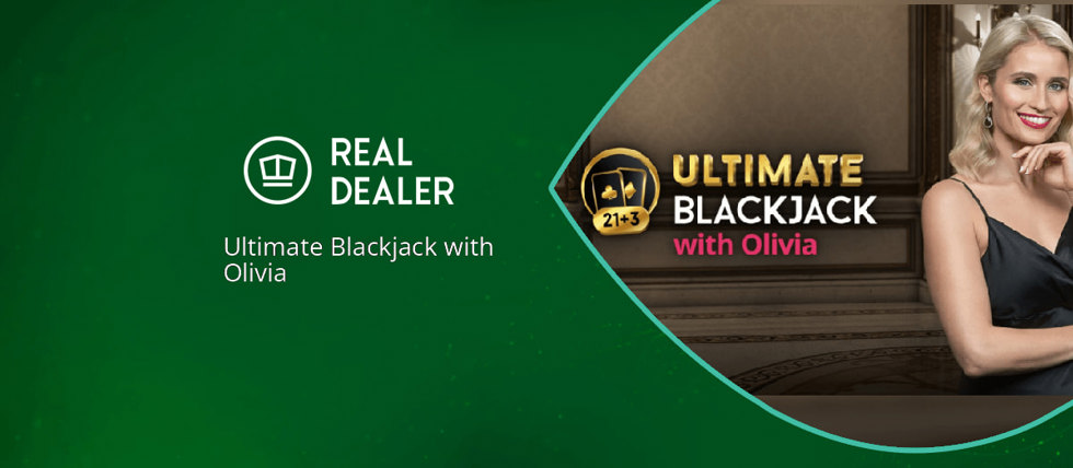 New Ultimate Blackjack with Olivia from Real Dealer Studios