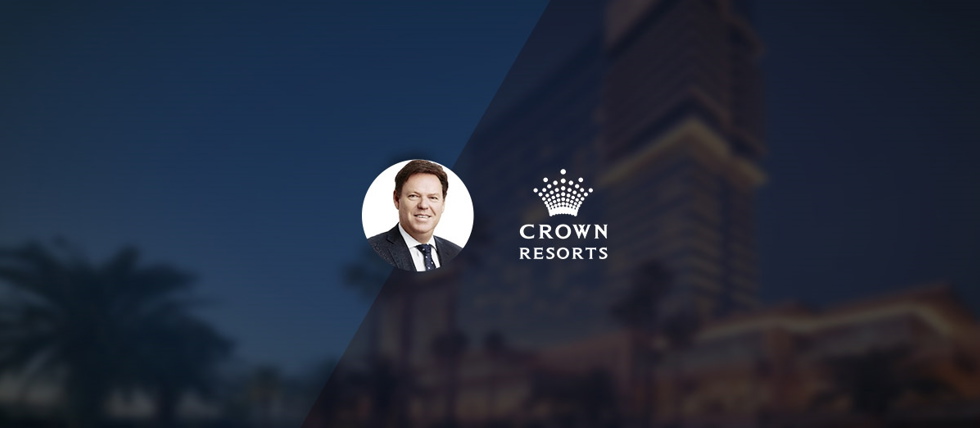 Steve McCann has been announced as the new CEO of Crown Resorts
