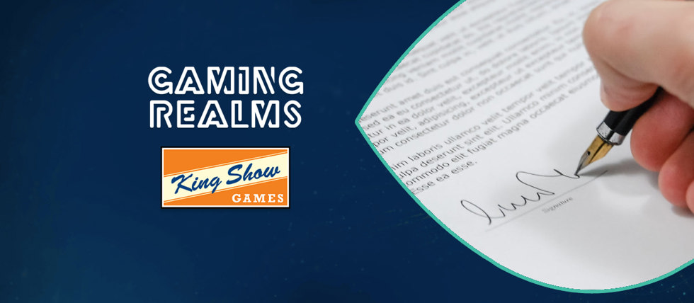 Gaming Realms partnership with King Show Games