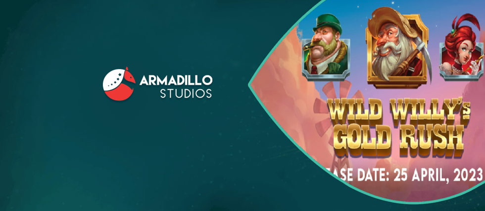 Armadillo Studios’ new Wild Willy’s Gold Rush slot