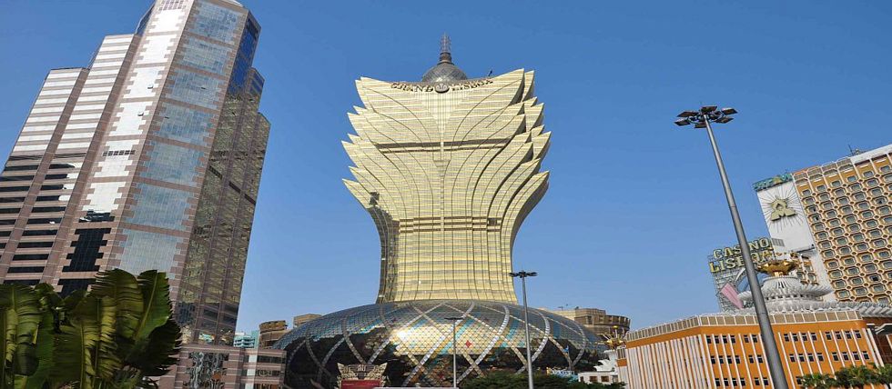 The Grand Lisboa Palace casino in Macau