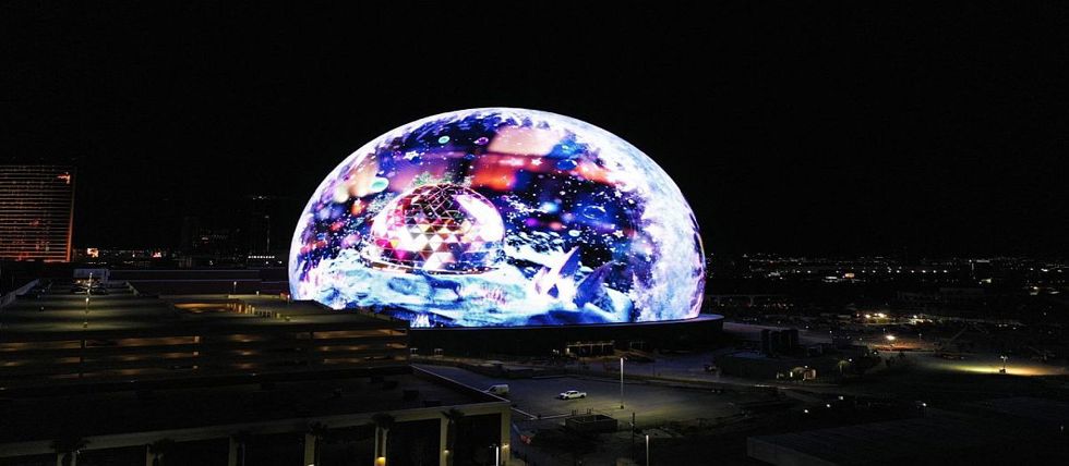The MSG Sphere in Las Vegas
