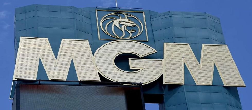 The MGM Resorts logo outside a casino