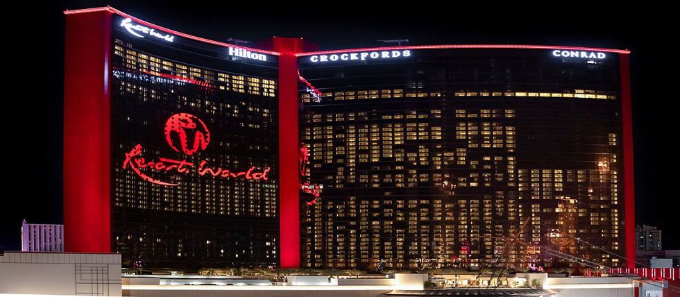 Resorts World Las Vegas at night