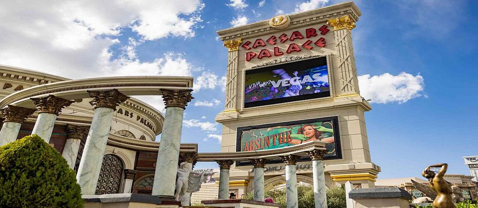 The Caesars Palace casino resort in Las Vegas