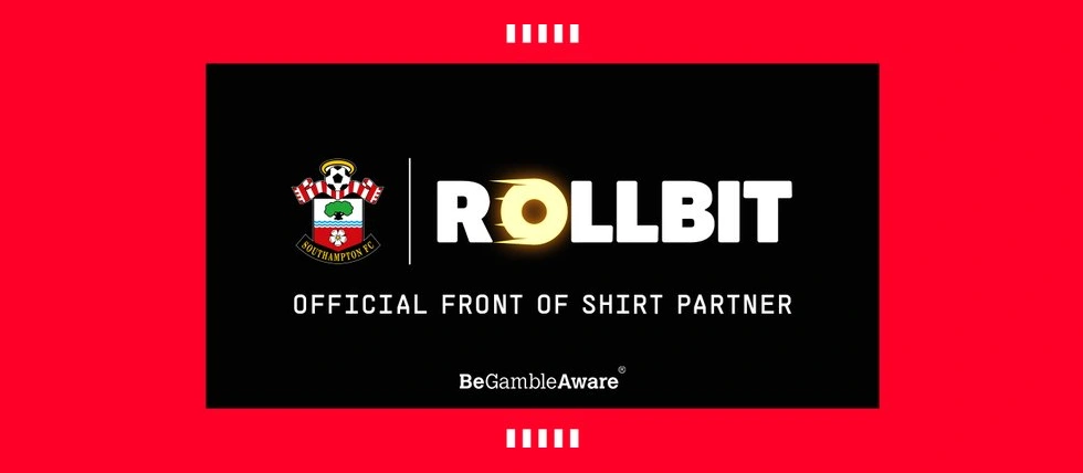 Rollbit sponsorship deal with Southampton