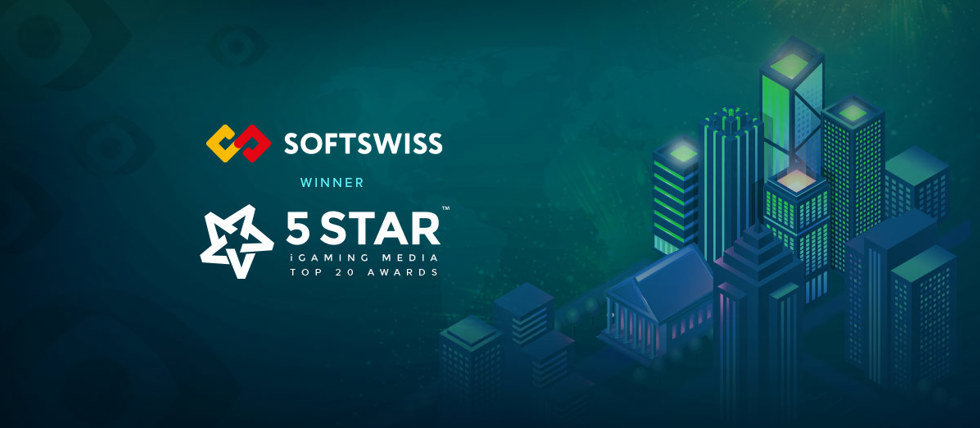 SOFTSWISS 2021 5 Star Top 20 Awards