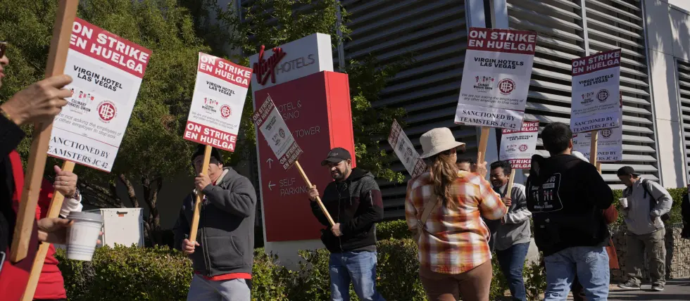 Virgin Las Vegas Workers Not Backing Down as Strike Completes Second Week