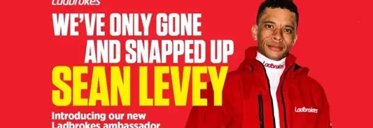 Ladbrokes signs Sean Levey as ambassador